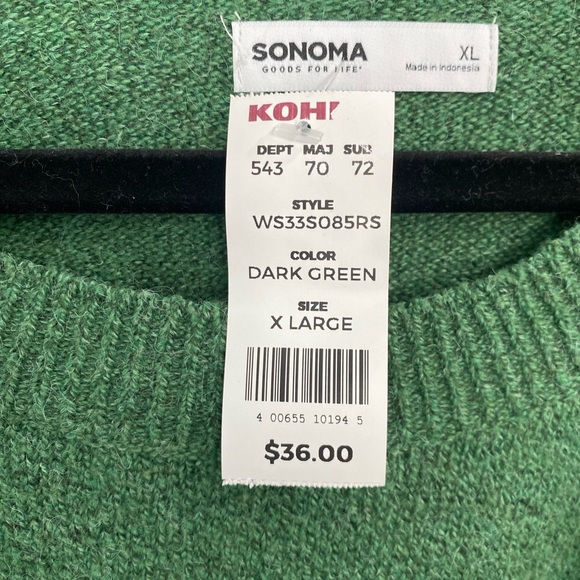 Women’s Sonoma Goods for Life Raglan Sweater - Picture 3 of 3